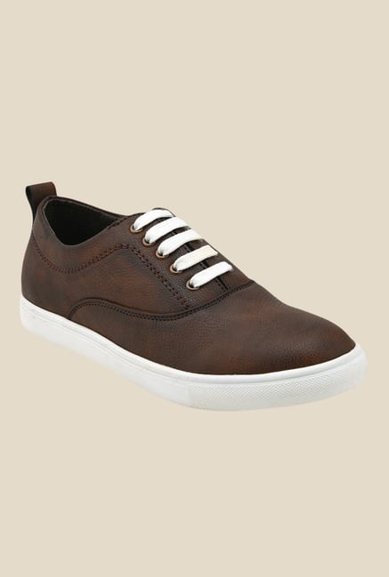 Bruno Manetti Brown & White Sneakers Bruno Manetti Brown & White Sneakers