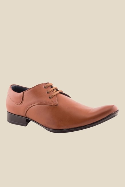 Bruno Manetti Dark Tan Derby Shoes Bruno Manetti Dark Tan Derby Shoes