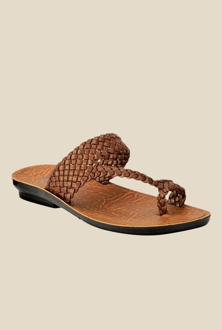 Yepme Brown Toe Ring Sandals Yepme Brown Toe Ring Sandals