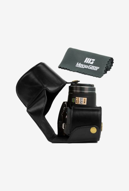 MegaGear Leather Camera Case for Nikon Coolpix (Black) MegaGear Leather Camera Case for Nikon Coolpix (Black)