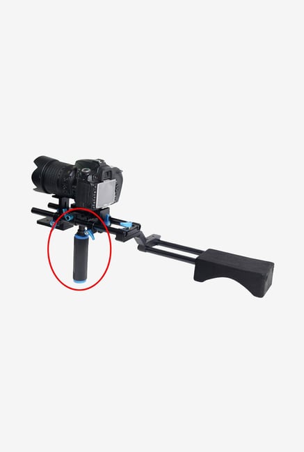 Neewer Mid-Handle Hand Grip with Rod Clamp (Black) Neewer Mid-Handle Hand Grip with Rod Clamp (Black)