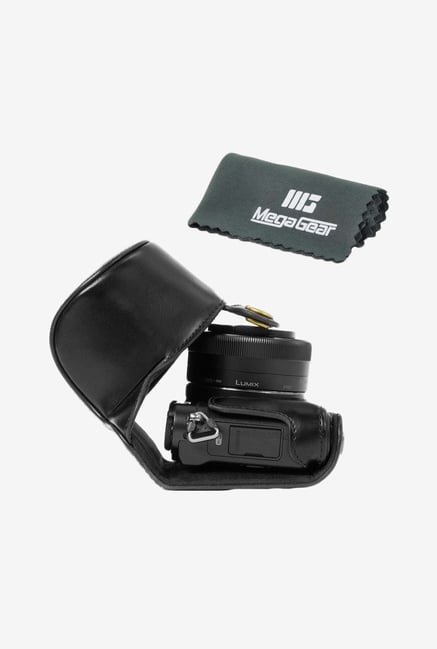 MegaGear Fitted Leather Case for Panasonic DMC-GM1 (Black) MegaGear Fitted Leather Case for Panasonic DMC-GM1 (Black)
