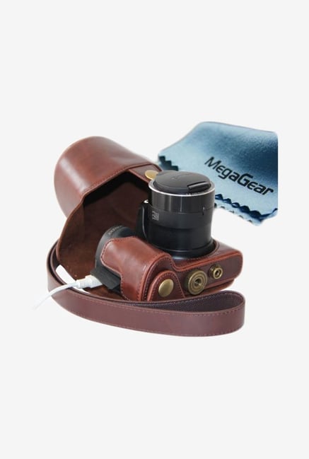 MegaGear Leather Camera Case for Canon Sx510 HS (Dark Brown) MegaGear Leather Camera Case for Canon Sx510 HS (Dark Brown)