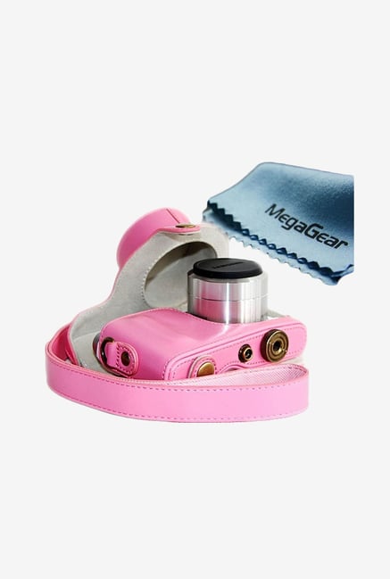 MegaGear Leather Camera Case for Samsung NX Mini (Pink) MegaGear Leather Camera Case for Samsung NX Mini (Pink)