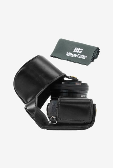 MegaGear Leather Camera Case for Sony Nex-3N (Black) MegaGear Leather Camera Case for Sony Nex-3N (Black)