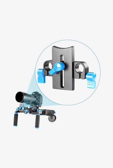 Neewer Lens Rod Support Mount Clamp Holder (Black) Neewer Lens Rod Support Mount Clamp Holder (Black)