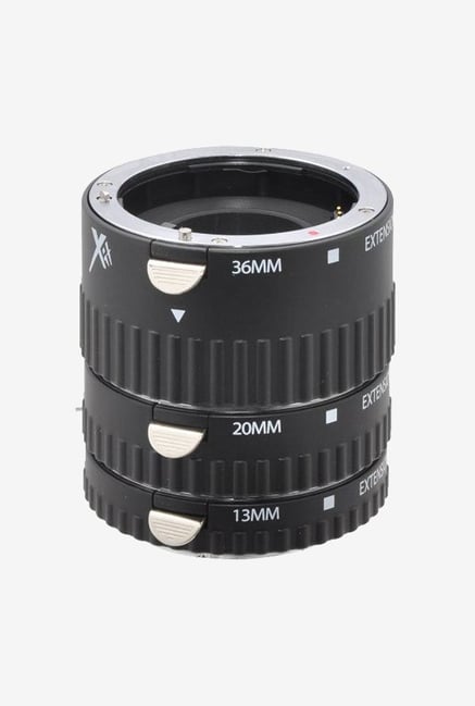 Xit Auto Focus Macro Extension Tube Set For Sony (Black) Xit Auto Focus Macro Extension Tube Set For Sony (Black)