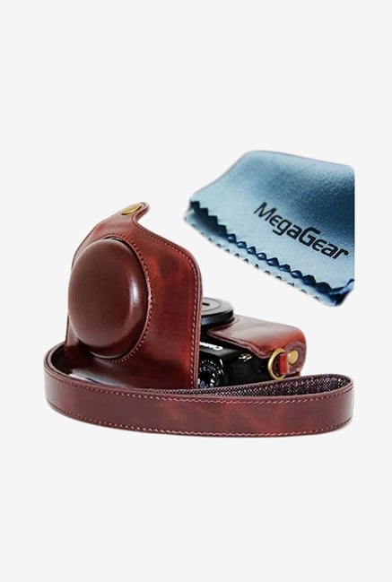 MegaGear Leather Camera Case for Canon PowerShot GX7 (Brown) MegaGear Leather Camera Case for Canon PowerShot GX7 (Brown)