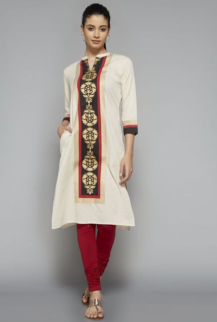 Utsa by Westside Off White Printed Kurta Utsa by Westside Off White Printed Kurta