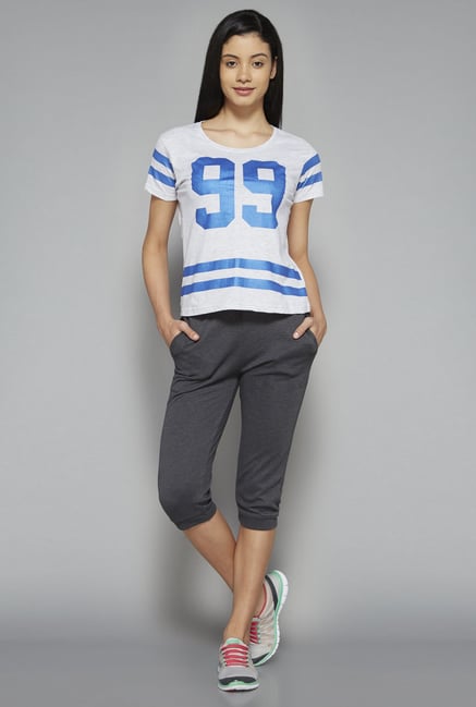 Westsport by Westside Grey Printed T Shirt Westsport by Westside Grey Printed T Shirt