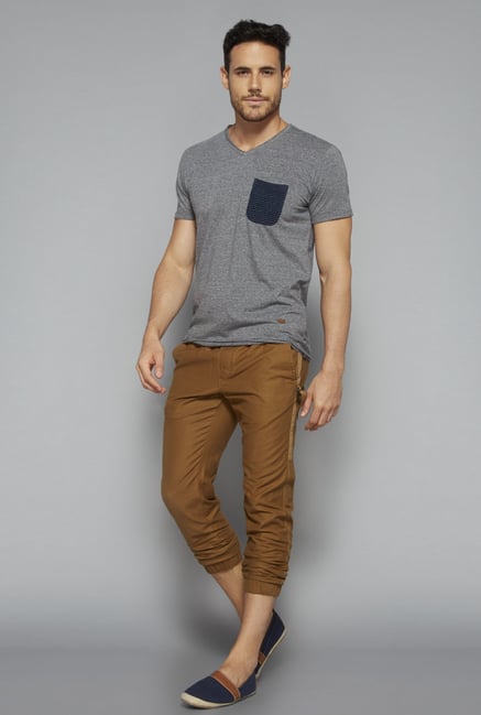 ETA by Westside Khaki Slim Fit Jogger ETA by Westside Khaki Slim Fit Jogger