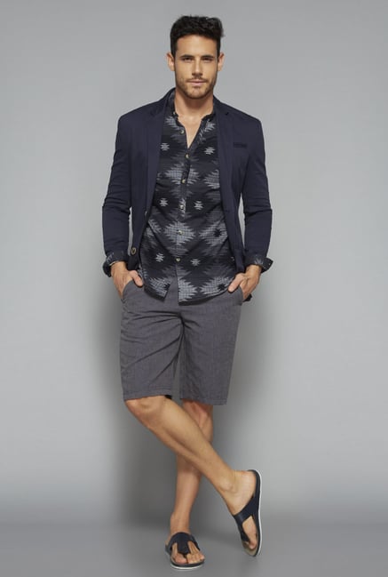 ETA by Westside Grey Slim Fit Shirt ETA by Westside Grey Slim Fit Shirt