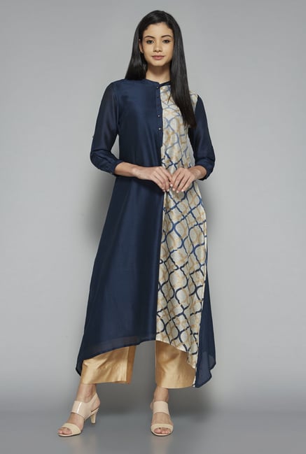 Zuba by Westside Indigo Printed Kurta Zuba by Westside Indigo Printed Kurta