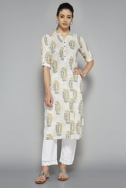 Utsa by Westside White Solid Palazzo Utsa by Westside White Solid Palazzo