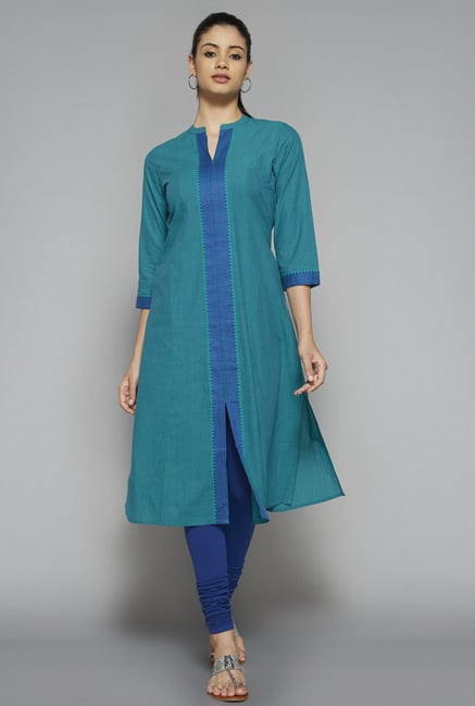 Utsa by Westside Green Solid Kurta Utsa by Westside Green Solid Kurta