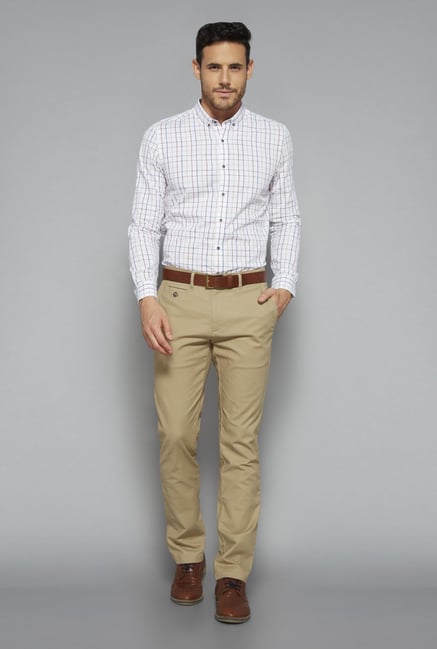 Ascot by Westside White Slim Fit Shirt Ascot by Westside White Slim Fit Shirt