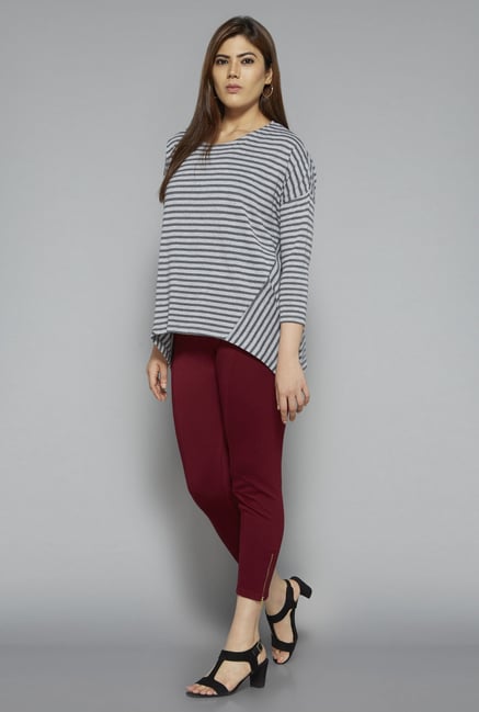 Gia by Westside Maroon Ponte Pant Gia by Westside Maroon Ponte Pant