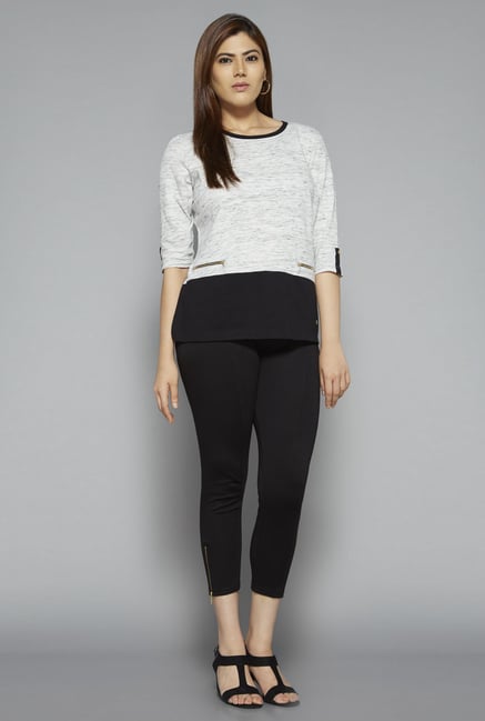 Gia by Westside Grey Lesley Top Gia by Westside Grey Lesley Top