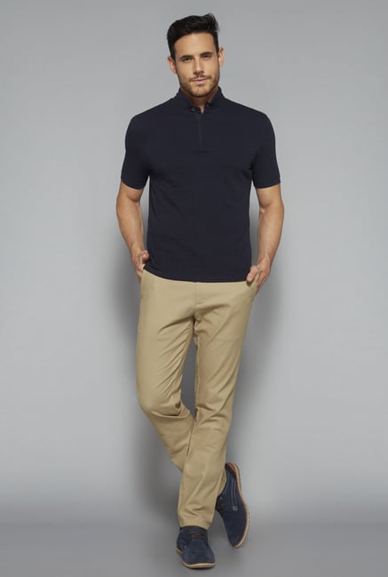 Ascot by Westside Navy Slim Fit T Shirt Ascot by Westside Navy Slim Fit T Shirt