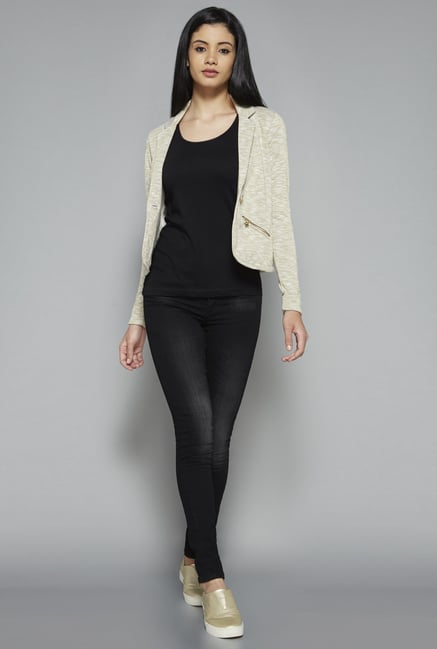 Nuon by Westside Beige Wandy Jacket Nuon by Westside Beige Wandy Jacket
