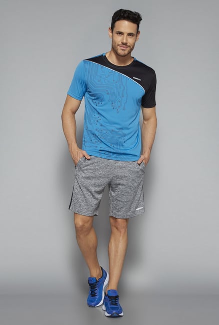 Westsport by Westside Blue Slim Fit T Shirt Westsport by Westside Blue Slim Fit T Shirt