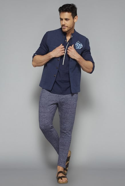 ETA by Westside Indigo Slim Fit Jacket ETA by Westside Indigo Slim Fit Jacket