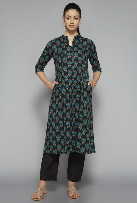 Utsa by Westside Black Printed Kurta Utsa by Westside Black Printed Kurta