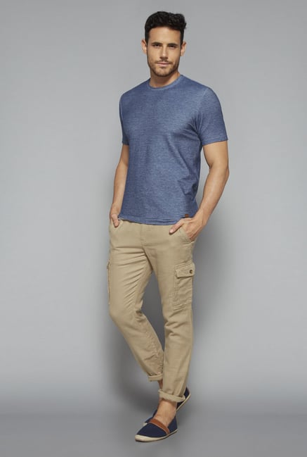 ETA by Westside Beige Slim Fit Chinos ETA by Westside Beige Slim Fit Chinos
