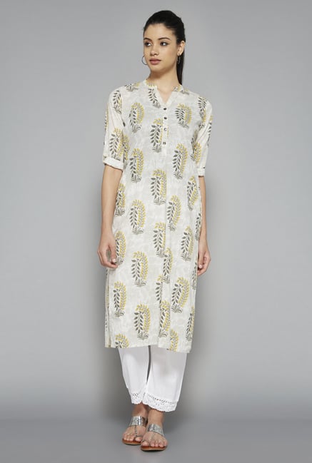 Utsa by Westside Off White Printed Kurta Utsa by Westside Off White Printed Kurta