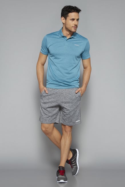Westsport by Westside Teal Slim Fit T Shirt Westsport by Westside Teal Slim Fit T Shirt
