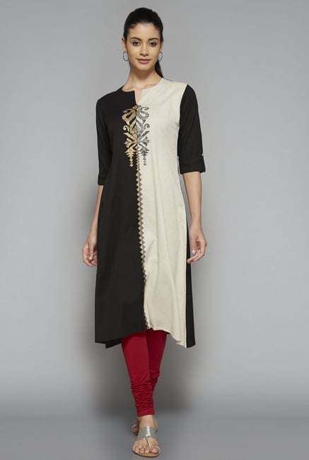Utsa by Westside Black Printed Kurta Utsa by Westside Black Printed Kurta