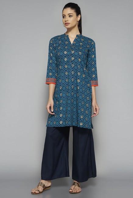Utsa by Westside Indigo Printed Kurta Utsa by Westside Indigo Printed Kurta