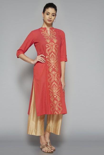 Utsa by Westside Beige Solid Palazzo Utsa by Westside Beige Solid Palazzo