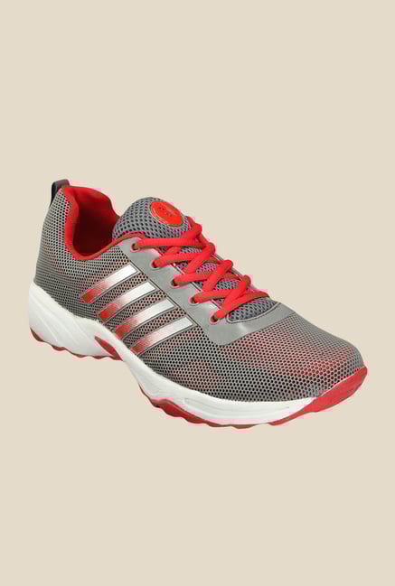 Yepme Peyton Grey & Red Running Shoes Yepme Peyton Grey & Red Running Shoes
