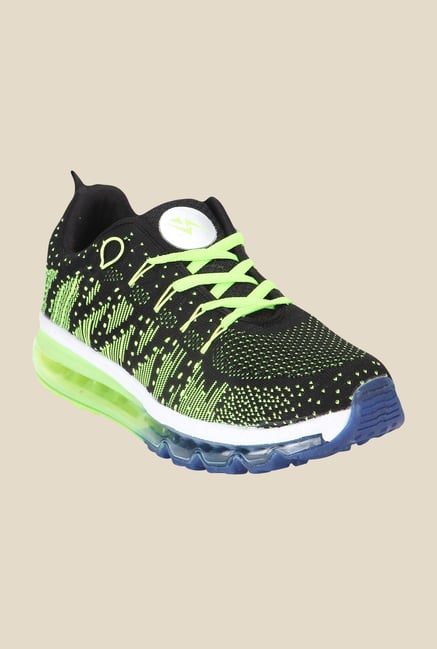 Yepme Black & Green Running Shoes Yepme Black & Green Running Shoes