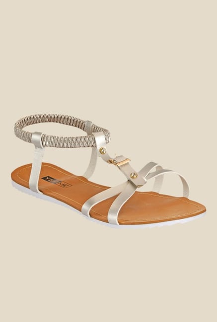 Yepme Silver Sling Back Sandals Yepme Silver Sling Back Sandals