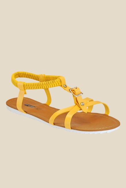 Yepme Yellow Sling Back Sandals Yepme Yellow Sling Back Sandals