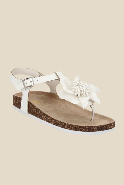 Yepme White Ankle Strap Sandals Yepme White Ankle Strap Sandals