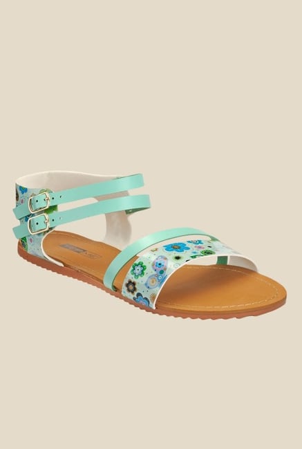 Yepme Turquoise Ankle Strap Sandals Yepme Turquoise Ankle Strap Sandals