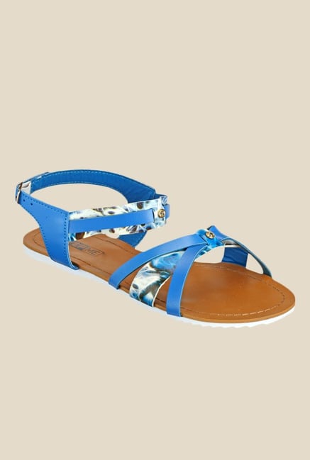 Yepme Blue Back Strap Sandals Yepme Blue Back Strap Sandals