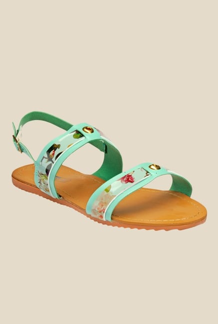 Yepme Green Back Strap Sandals Yepme Green Back Strap Sandals
