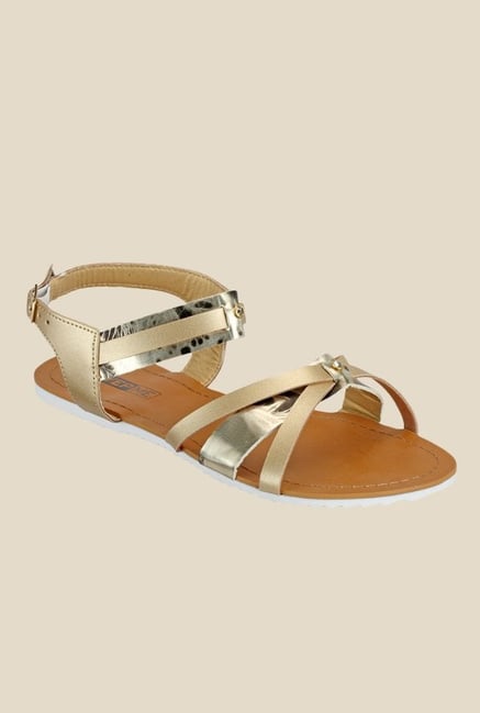 Yepme Golden Back Strap Sandals Yepme Golden Back Strap Sandals