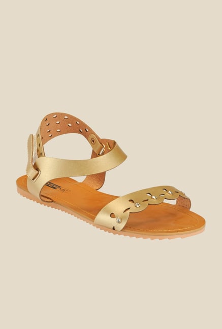 Yepme Golden Back Strap Sandals Yepme Golden Back Strap Sandals