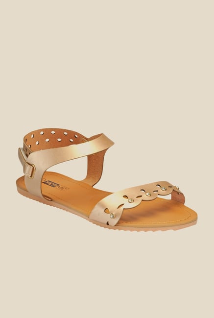 Yepme Golden Back Strap Sandals Yepme Golden Back Strap Sandals