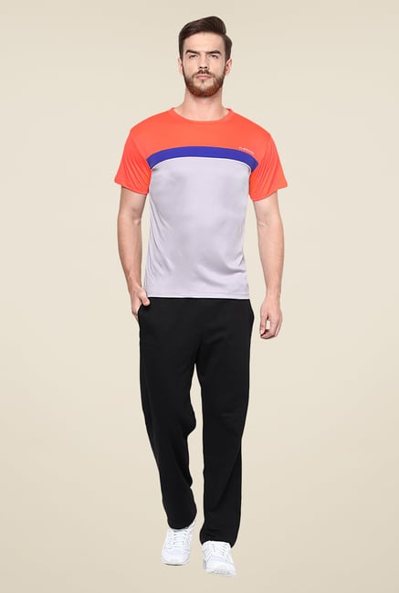 Yepme Grey Cyril High Performance Active Solid T Shirt Yepme Grey Cyril High Performance Active Solid T Shirt