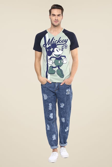 Yepme Grey Disney Mickey 28 Printed T Shirt Yepme Grey Disney Mickey 28 Printed T Shirt