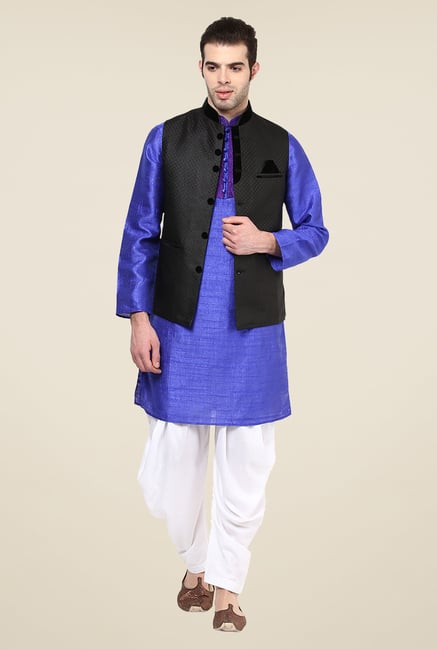 Yepme Black Inrico Self Print Nehru Jacket Yepme Black Inrico Self Print Nehru Jacket