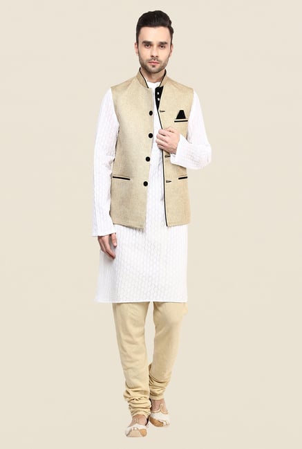 Yepme Beige Ronn Solid Nehru Jacket Yepme Beige Ronn Solid Nehru Jacket