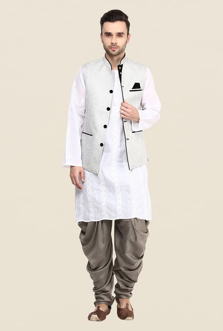 Yepme Off White Ronn Solid Nehru Jacket Yepme Off White Ronn Solid Nehru Jacket