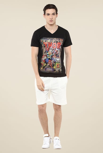 Yepme Marvel Thor Cover Art Black Graphic Print T Shirt Yepme Marvel Thor Cover Art Black Graphic Print T Shirt